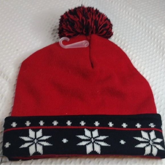 Disney Minnie Beanie with Snowflake Design - Picture 3 of 4